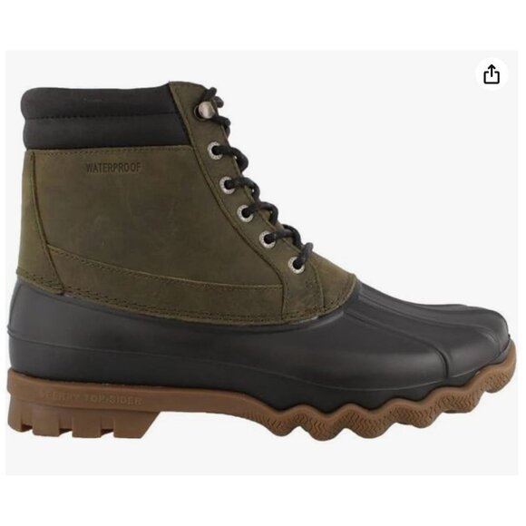 Sperry Men's Brewster Rain Boot Sz 7.5M New in Box - Picture 1 of 9